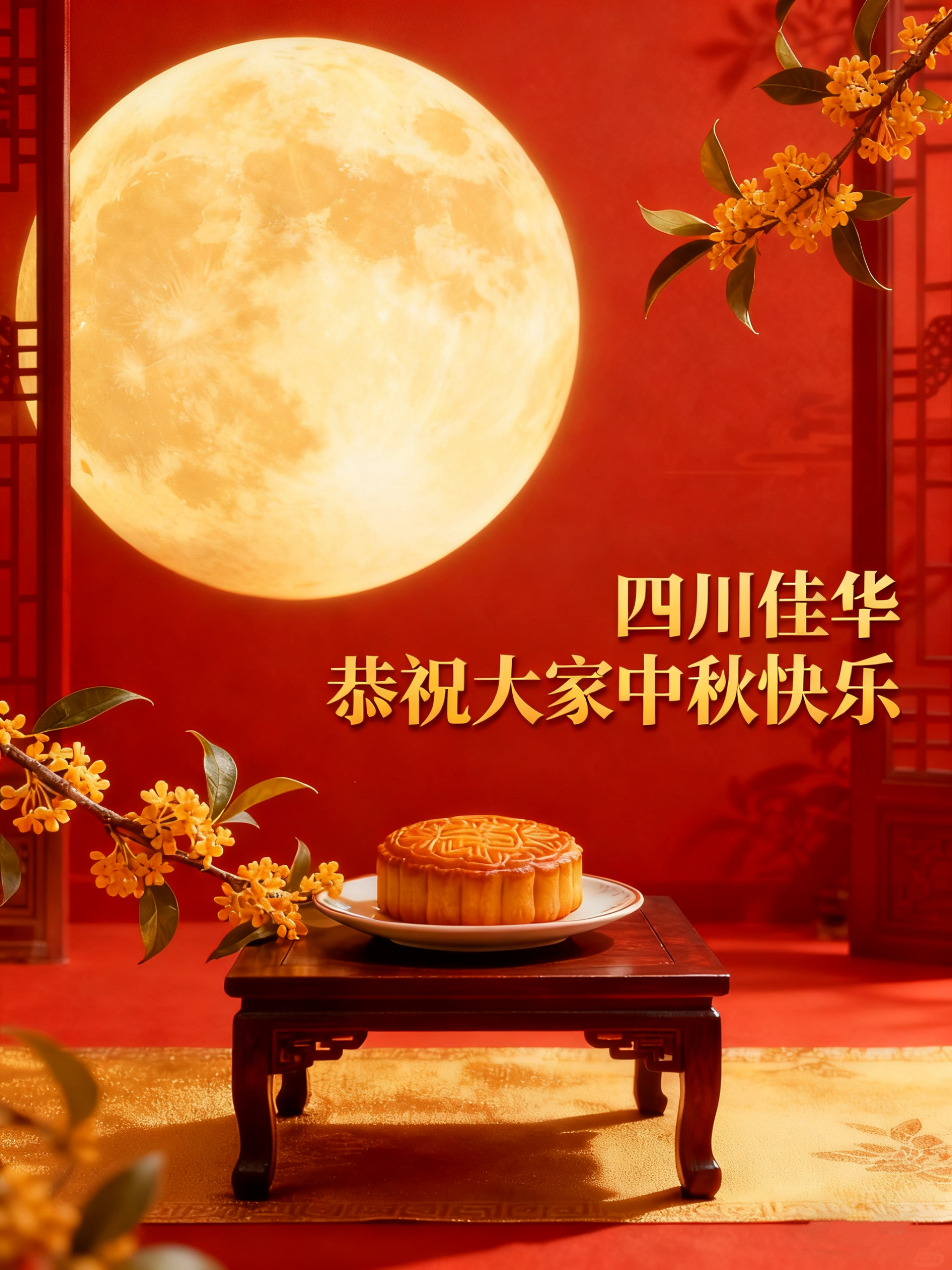 四川PINNACLE恭祝各人：中秋欢乐